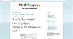 Desktop Screenshot of mathtappers.com