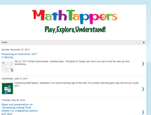 Tablet Screenshot of mathtappers.com
